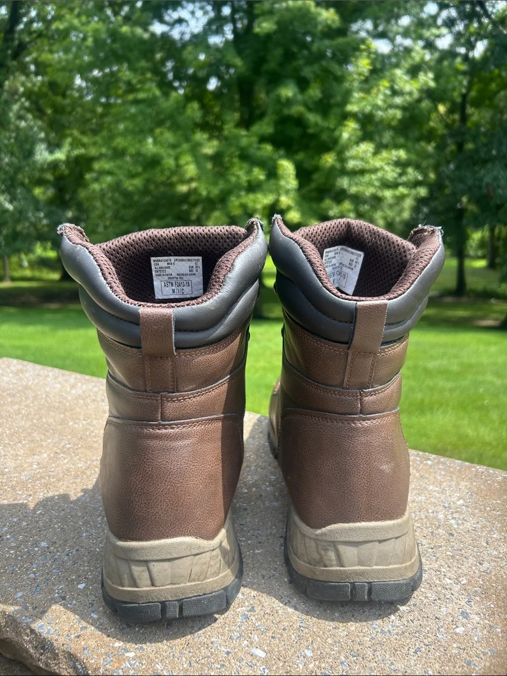 Brahma Brown Steel Toe Work Boots